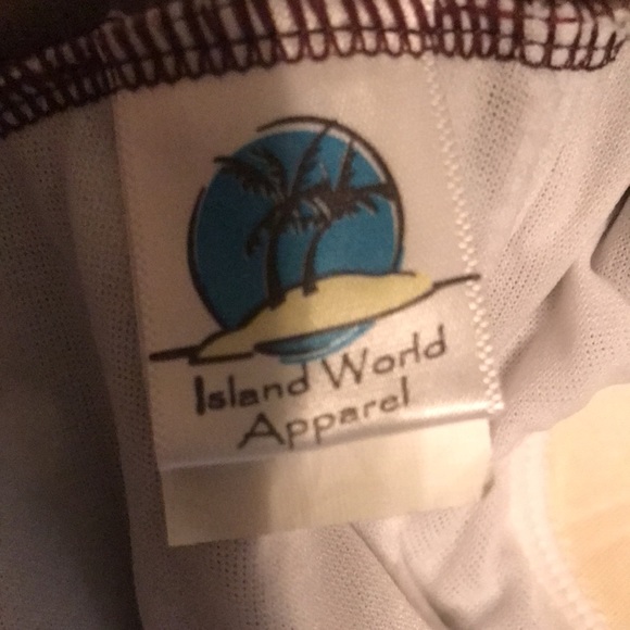 Island World Apparel One Piece Brown Polka Dot Swimwear - Picture 4 of 6